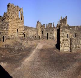 JORDAN LETTERS 2. Castillos del desierto -- Desert castles Panorama