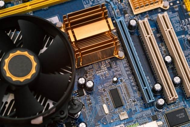 Imagen de a computer motherboard